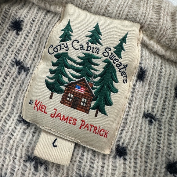 Kiel James Patrick Navy and Cream Sweater 2800 - Picture 5 of 16